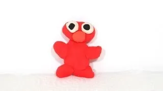 Play-Doh Elmo - How To Make Sesame Street's monster Elmo -