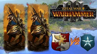 Lance Demigryph Time! Empire vs Kislev | LAND BATTLE - Total War Warhammer 3