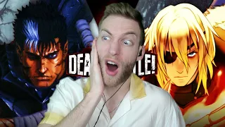 I AM SO CONFUSED!! Reacting to "Guts vs Dimitri Death Battle"