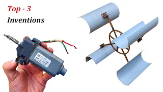 3 Simple Inventions with DC Motor