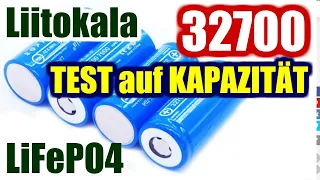 #LiFePO4 3,2V Test auf Kapazität 32700 32650 #Akku #Solarspeicher für #Solaranlage