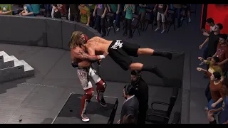 WWE 2K22 Edge vs Brock Lesnar Wrestlemania 37 WWE Championship Epic match