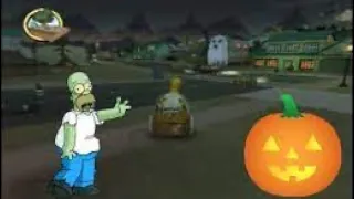 The Simpsons: Hit & Run - fully connected Map Mod ( halloween ) Sony PlayStation 2