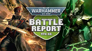 Astra Militarum vs Necrons Warhammer 40k 9th Edition Battle Report Ep 234