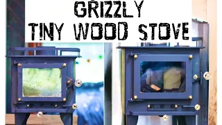 The GRIZZLY TINY WOOD STOVE VS The CUB- BEST VALUE CUBIC MINI TINY WOOD STOVE