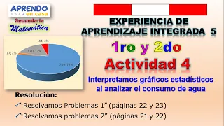 Aprendo en casa 2021 - 1° y 2° grado secundaria matemática - Actividad 4 – Experiencia Aprendizaje 5