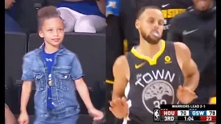 Riley Curry 'SHIMMY' Like STEPH CURRY