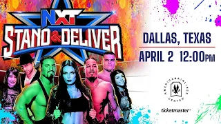 WWE NXT Stand and Deliver Results 2022  2 April 2022