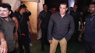 Salman khan With Tight Security Arrives To Meet Shehnaaz Gill At Mehboob Studio |Craziness of Salman