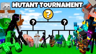 Minecraft: MUTANT TOURNAMENT! MUTANT CREATURES vs MINECRAFT DUNGEONS MOD!  MINECRAFT BATTLE