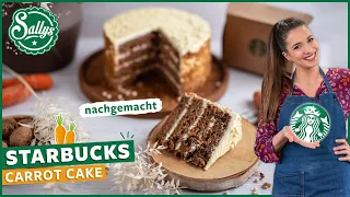 Starbucks Carrot Cake nachgemacht / Karottenkuchen mit Vanilla Frosting / Sallys Welt