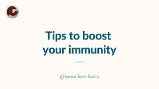 Tips to boost your Immune System