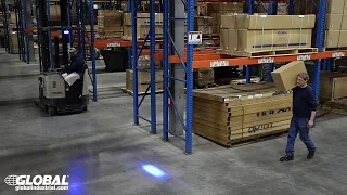 Global Industrial Forklift Blue LED Safety Warning Light 988717