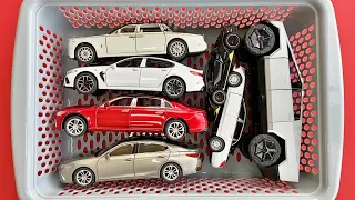 Box Full Of Diecast Cars - Rolls Royce, BMW, Mercedes, Lexus, Lamborghini, Maybach, Tesla