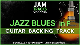 Jazz Blues Guitar Backing Track in F   (Charlie Parker / Bebop Progression)