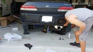 2001 Honda prelude YONAKA EXHAUST install