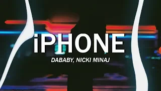 DaBaby, Nicki Minaj - iPHONE (Clean - Lyrics)