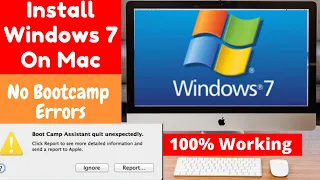 Install Windows 7 on Mac Without Optical Drive, 100% | Working On All OS X Old & New, Use this Trick