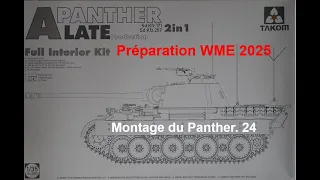 Le montage du Panther. 24 - On repasse sur le montage.