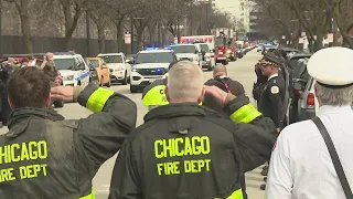 Body of 2nd Chicago firefighter killed in as many days arrives at ME's office