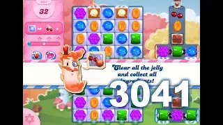 Candy Crush Saga Level 3041 (3 stars, No boosters)