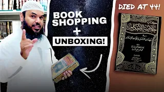 "He DIED at age 44"❗📚Book SHOPPING + UNBOXING with Shaykh Uthman 💯