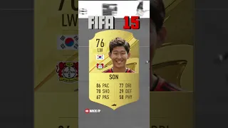 HEUNG MIN SON FIFA EVOLUTION🔥🥺 #fifa #football #fifa23 #fyp