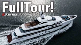 The Incredible Brand New M/Y Lusine (Tour) | Superyacht tour!