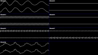 Super Bomberman 5 - Keep Going? (Oscilloscope View)