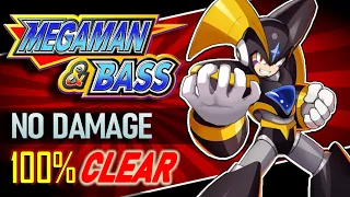 Megaman & Bass: (Bass) 100% No Damage Completion Run - SNES