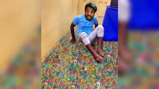 I AM MAKING 🏡 HOUSE FULL OF 1 CRORE ORBEZZ BALL 🏀 ✨ - #vlog #90skids #toys #trending