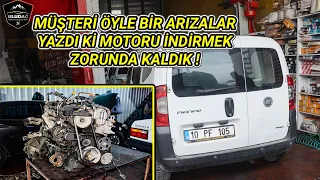 FİAT FİORİNO 1.3 MJT ARACA MOTOR İNDİRDİK! (Baskı Balata | Direksiyon Kutusu Rvz | Triger Zincir)