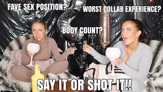 SAY IT OR SHOT IT! ITS A MESSY ONE! | Immie and Kirra