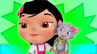 Meow Meow Billi Karti | म्याऊँ म्याऊँ | Hindi Nursery Rhymes | Hindi Rhymes | Kids Channel India