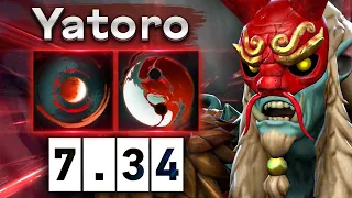 Яторо уступил керри роль и поиграл на саппорте! - Yatoro Grimstroke 7.34 DOTA 2