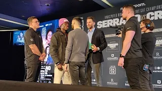 HITCHINS & BAUZA EXCHANGE HEATED THREATS; SHADASIA GREEN & ELIN CEDERROOS MEET DURING FINAL PRESSER