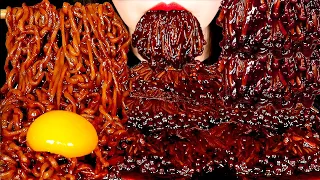 ASMR 짜장팽이버섯, 트러플짜파게티 먹방 BLACK BEAN ENOKI MUSHROOMS, TRUFFLE BLACK BEAN NOODLES EATING SOUNDS MUKBANG