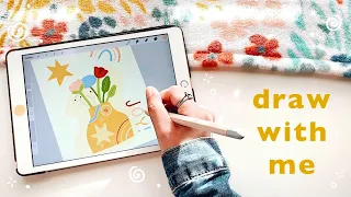 draw with me // how I use procreate 🌷
