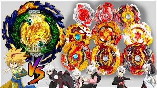 Vanish Fafnir vs ALL SPRYZENS SPRIGGANS EVOLUTIONS Beyblade Burst DB Dynamite Battle ベイブレードバーストDB