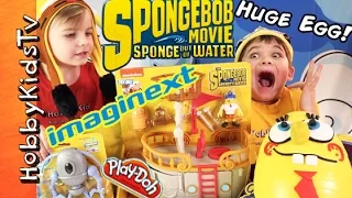 SpongeBob Out of Water MOVIE Toys! HobbyKids