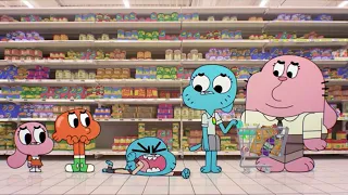 Amazing world of Gumball tantrum in shopping