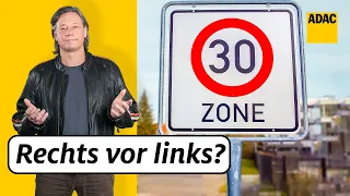 Rechts vor links - Welche Ausnahmen gibt es? | ADAC | Recht? Logisch!