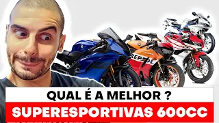 COMPARATIVO 600CC - NINJA ZX-6R x CBR 600RR x YZF-R6 x Daytona 675R