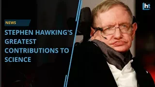 Stephen Hawking's greatest contributions to science