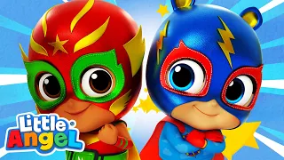 Let's Be Superhero's! | Fun Sing Along Songs by @LittleAngel Playtime
