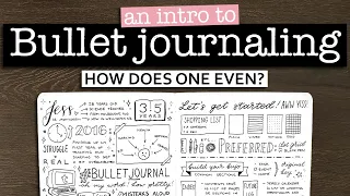 INTRO TO BULLET JOURNALING 💜 How to start a bullet journal | What is a bullet journal?