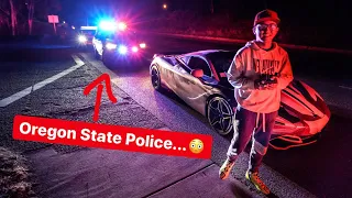 OREGON STATE POLICE PULL ALEX CHOI OUT OF MCLAREN 720S!