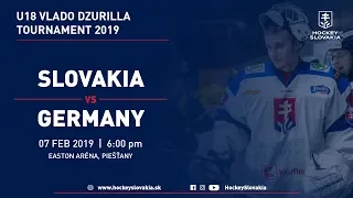 U18 Vlado Dzurilla Tournament 2019 | Slovakia vs Germany