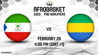 Equatorial Guinea v Gabon | Full Basketball Game | FIBA AfroBasket 2025 Pre-Qualifiers