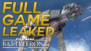 Star Wars Battlefront Full Game Leak! All Weapons, Heroes, Traits Revealed!